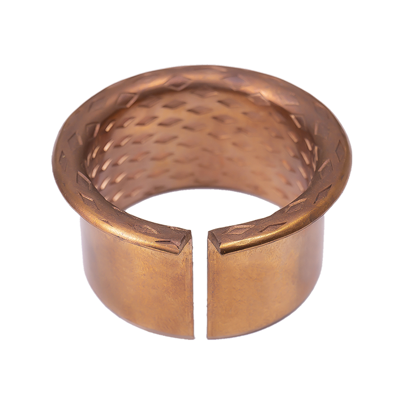 HZ090F Boccola in bronzo flangiata con scanalatura per l'olio a forma di diamante