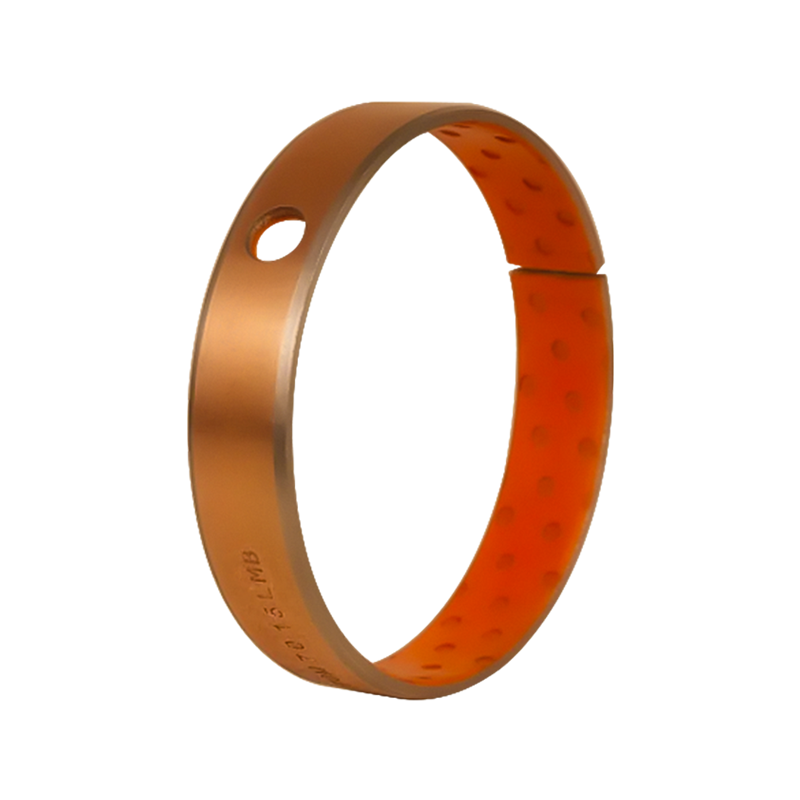 HZ2L Cuscinetto di lubrificazione limite in rame sinterizzato poroso POM/riempitivo (arancione) di tipo 2